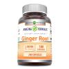 Amazing Formulas Ginger Root 4:1 Supplement | 1500 Mg Per Serving | 200 Capsules Supplement | Non-GMO | Gluten Free | Made in USA view 1