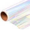 15m*40cm Florist Flower Iridescent Film Cellophane Gift Wrap Perfect for DIY Flower Bouquet Wrap Wedding Birthday Present Gift Package Wrapping view 1