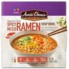 Annie Chun's Japanese Style Noodle and Soup Bowls Bundlle with Yakisoba, Peanut Sesame, Spicy Miso Ramen, Miso, Teriyaki, Shoyu Ramen, (Pack of 6), and Make Your Day Sporks view 4