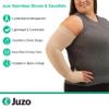 Juzo Seamless Compression Gloves & Gauntlets, 20-30 mmHg, Glove | Fingerless Gloves for Women & Men for Swelling, Moderate Edema & Lymphedema Management | Beige, X-Large view 4