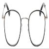 Calabria EB Inside Square Reading Glasses +6.00 Black Silver Men Women view 2