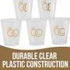 Fun Express Wedding Ring Plastic Shot Glasses - 24 Ct view 3