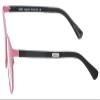 Calabria EB Irregular Curves Square Blue Light Blocking Reading Glasses +2.00 Satin Pink Black Women view 2