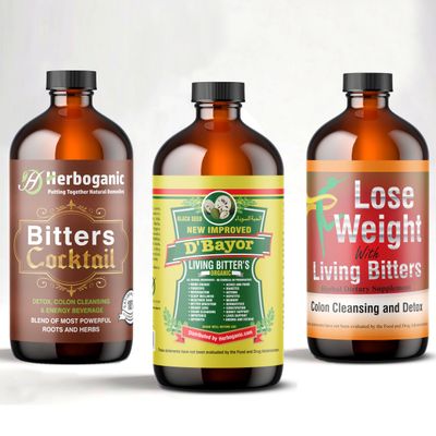D'Bayour Living Bitters Featured with Bitters Cocktail and Detox for overall health and wellness | 16 Oz Each