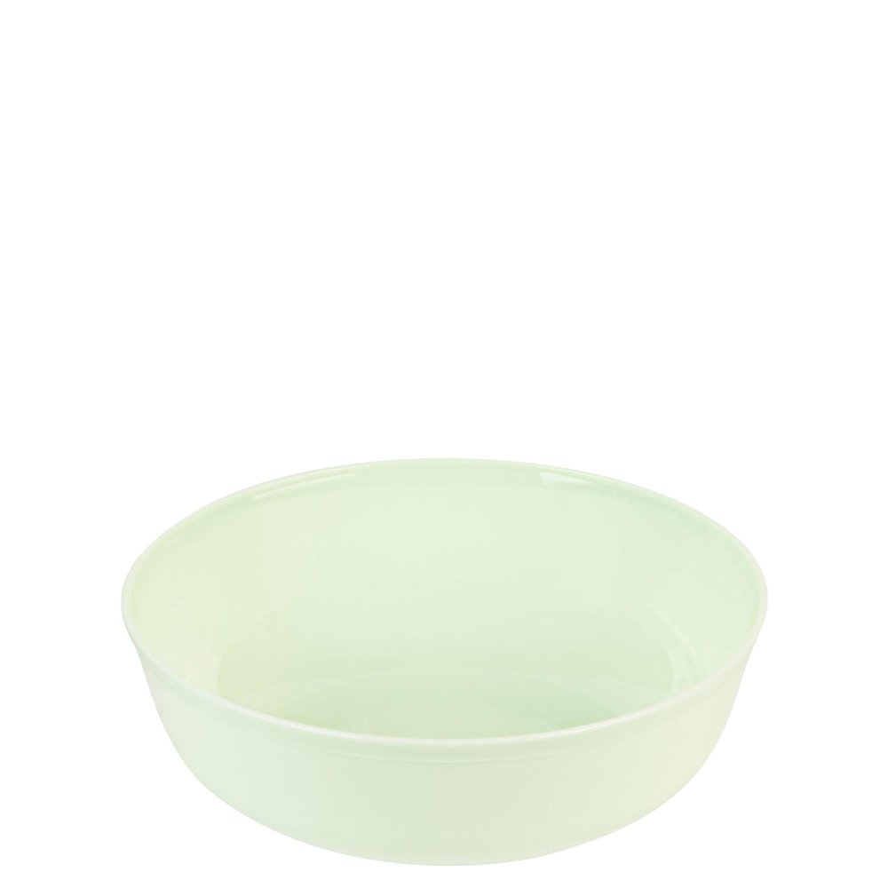 EcoQuality 16 oz Mint Green Plastic Round Bowls - Disposable Plastic Soup Bowls, Heavy Duty Plastic Salad Bowls, Dessert Bowl for Baby Showers, Weddings, Birthday Party (20)