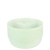 EcoQuality 16 oz Mint Green Plastic Round Bowls - Disposable Plastic Soup Bowls, Heavy Duty Plastic Salad Bowls, Dessert Bowl for Baby Showers, Weddings, Birthday Party (20) view 2