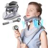 Cervical Neck Traction Device, Adjustable Cervical Traction Device with 3 Power Traction, 8 Airbag Support for Neck Pain Relief Neck Stretcher Air Pump Neck Brace view 1