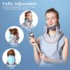 Cervical Neck Traction Device, Adjustable Cervical Traction Device with 3 Power Traction, 8 Airbag Support for Neck Pain Relief Neck Stretcher Air Pump Neck Brace view 2