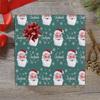 YESCUSTOM Personalized Christmas Wrapping Paper, 58"x23" Custom Christmas Wrapping Paper Rolls with Santa Claus, Christmas Gift Wrap for Him Her Boys Girls Mom Dad view 4