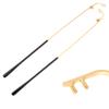 HALLMERS 2pcs Pair Gold 16cm Metal Rimless Glasses Temple Arms Replacement Part - Hinge Eyeglass Frame 3mm Peg Inserts Reading Specs Framesless Spectacles End Tip Hook Arm Rims Ear Tip view 1