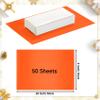 Hlonon 50 Sheets Orange Tissue Paper for Gift Bags - 14 x 20 Inches Recyclable Orange Wrapping Paper for Weddings Birthday DIY Project Christmas Halloween Thanksgiving Gift Wrapping Crafts Decor view 2
