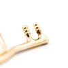HALLMERS 2pcs Gold 32mm Rimless Glasses Nose Bridge Pads Pin Mount Replacement Part - 3mm Peg Push In Insert - Reading Eyeglass Barb Frame Eyeglasses Specs Holders Spectacles Repair view 4
