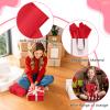 50 Sheets Red Tissue Paper for Gift Bags - Red Wrapping Tissue Paper Bulk for Weddings Birthday DIY Project Christmas Gift Wrapping Crafts Decor (14 x 20 Inch) view 2