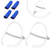 2 Packs Replacement Frame Headgear Assembly for Swift FX| Including 2 Frame &2 Headgear and 4 pcs Strap Covers, Great-Value Supplies by Medihealer. view 1
