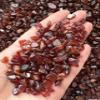 0.5 Pound Natural Semi Tumbled Orange Garnet Gemstone Chips, Crushed Mini Orange Garnet Crystals, Undrilled Crystal Chips (Orange Garnet) view 4