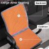 MKYOKO Heated Seat Cushion for Office Chair, Seat Heater with Temperature Controller, Heating Pad for Back Lumbar and Hip (Color : Gris) view 3