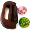 Boscaiola24 Wooden Massage Rollers Wood Therapy Massage Tools Neck Roller Massager Wooden Trigger Point Roller Massager Face Massage Roller Muscle Roller for Neck Back Face Waist Foot Leg Arm view 4