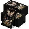 200 Pcs Butterfly Mushroom Guest Napkins 2 Ply Disposable Vintage Guest Paper Towels Butterfly Mushroom Woodland Moon Cocktail Hand Napkins for Bathroom Home Dining Kitchen view 1