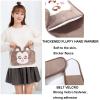 3 PCS Hot Water Bottle, Hot Water Bottle Belt Long and Hot Water Bottle with Plush Waist Cover, Rubber Hot Water Pouch for Neck, Shoulder, Hand, Back Legs 02 view 4