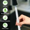 6pcs Replacement Straws for Owala Kids 12oz Stainless Steel Tumbler, Compatible with Owala Kids 12oz Water Cup Reusable Plastic Straws with Cleaning Brush Tumbler Accessories, BPA-free (Clear) view 4