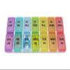 7 Day Weekly Pill AM PM Organizer, ShysTech Large Pill Case Pill Box for Pills/Vitamin/Supplements/Medication (Separable, Small Multi-Color) view 1