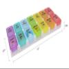 7 Day Weekly Pill AM PM Organizer, ShysTech Large Pill Case Pill Box for Pills/Vitamin/Supplements/Medication (Separable, Small Multi-Color) view 2