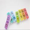 7 Day Weekly Pill AM PM Organizer, ShysTech Large Pill Case Pill Box for Pills/Vitamin/Supplements/Medication (Separable, Small Multi-Color) view 3