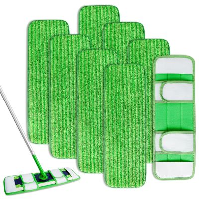 KEEPOW Microfiber Pads for Swiffer XL, Heavy Duty Dry Sweeping Cloths for Swiffer XL Mop, Extra Large Swiffer Dry Pads Refills XL (8 Pack)