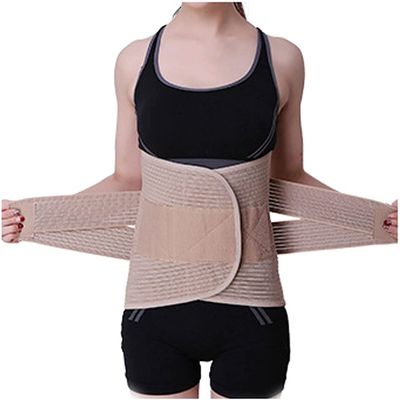 lumbar support belt Full Back Support Brace Lumbar Belt, Thoracic Kyphosis Rounded Shoulders Men Women Upper Lower Back Pain Relief Posture Correction Back Braces (Size : Large)