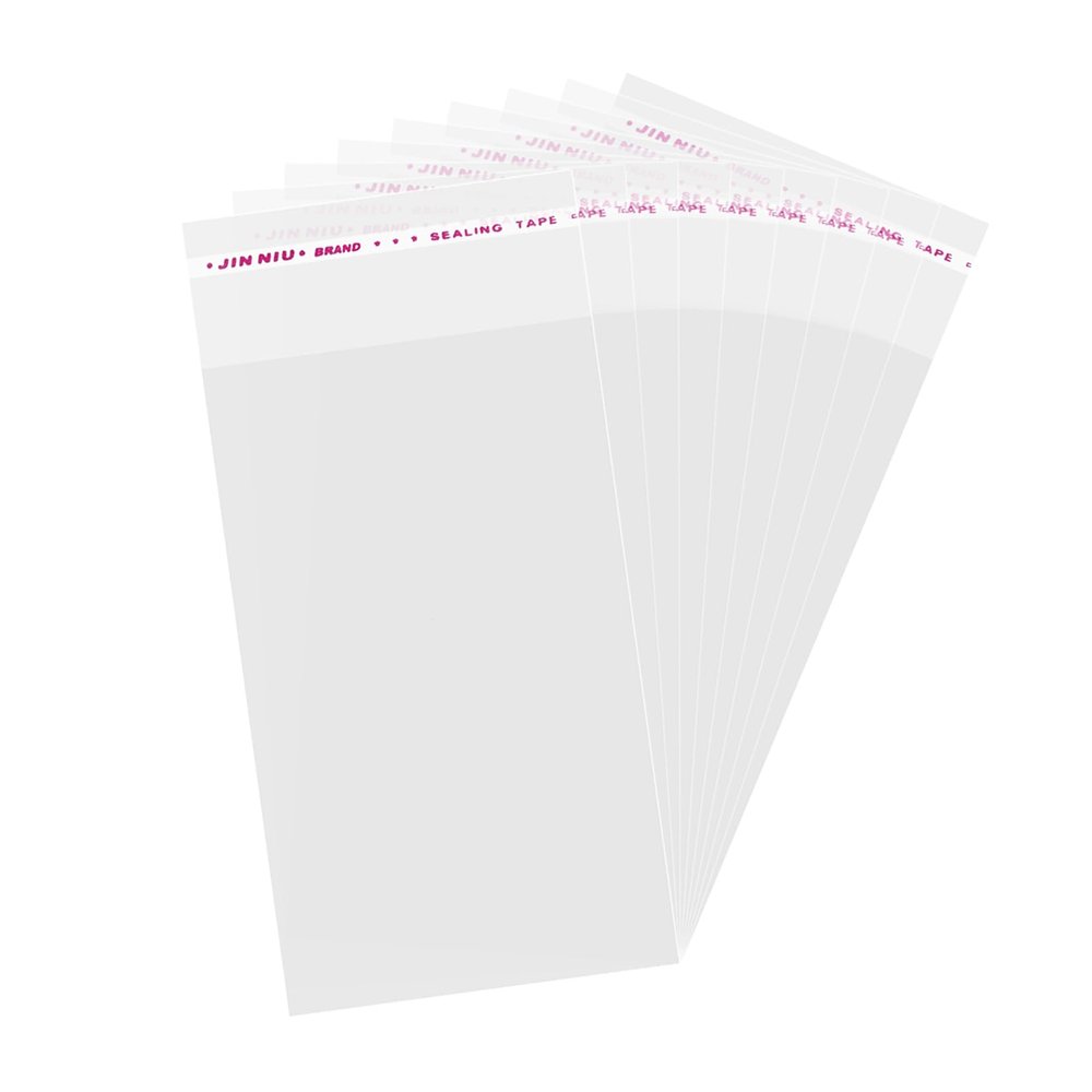 200 Pack Sealing Cellophane Bags - Clear Resealable, Self Adhesive for Packaging Gifts, Cookies, Candy, Jewelry, Samples - 3x5 Inch