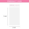 200 Pack Sealing Cellophane Bags - Clear Resealable, Self Adhesive for Packaging Gifts, Cookies, Candy, Jewelry, Samples - 3x5 Inch view 2
