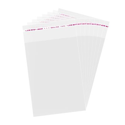 Brandon-super 200 Pack Sealing Cellophane Bags - Clear Cookie Bags Resealable, Self Adhesive for Packaging Gifts, Cookies - Candy Bags, Jewelry Bags, Sample Bags - 5X7 Inch