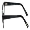 Calabria EB Over Served Round Blue Light Blocking Reading Glasses +0.00 Gloss Black Men Women view 2