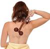 Boscaiola24 Wooden Handmade Body Massager, Foot & Back Acupressure Roller Pain Relief Massager with Long Handle, Wooden 2 Ball Roller Massager - Brown, 10 inch view 4