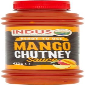 Indus Spicy Mango Chutney Sauce 422g - 2 Pack in a Premier Life Store Box