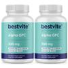 Alpha GPC 600mg per Serving (240 Vegetarian Capsules) (120x2) - No Stearates - Vegan - Non GMO - Gluten Free view 1