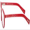 Calabria EB Soft Kitty Cat-Eye Reading Glasses +2.00 Red Crystal Rhinestones Women view 3