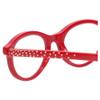 Calabria EB Soft Kitty Cat-Eye Reading Glasses +2.00 Red Crystal Rhinestones Women view 4