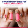 100 Pair Foam Small Ear Plugs for Women, and Adults with Small Ear Canals - Individually Wrapped Disposable Noise Cancelling Earplugs for Noise Reduction Sleeping Music Hearing Protection view 4