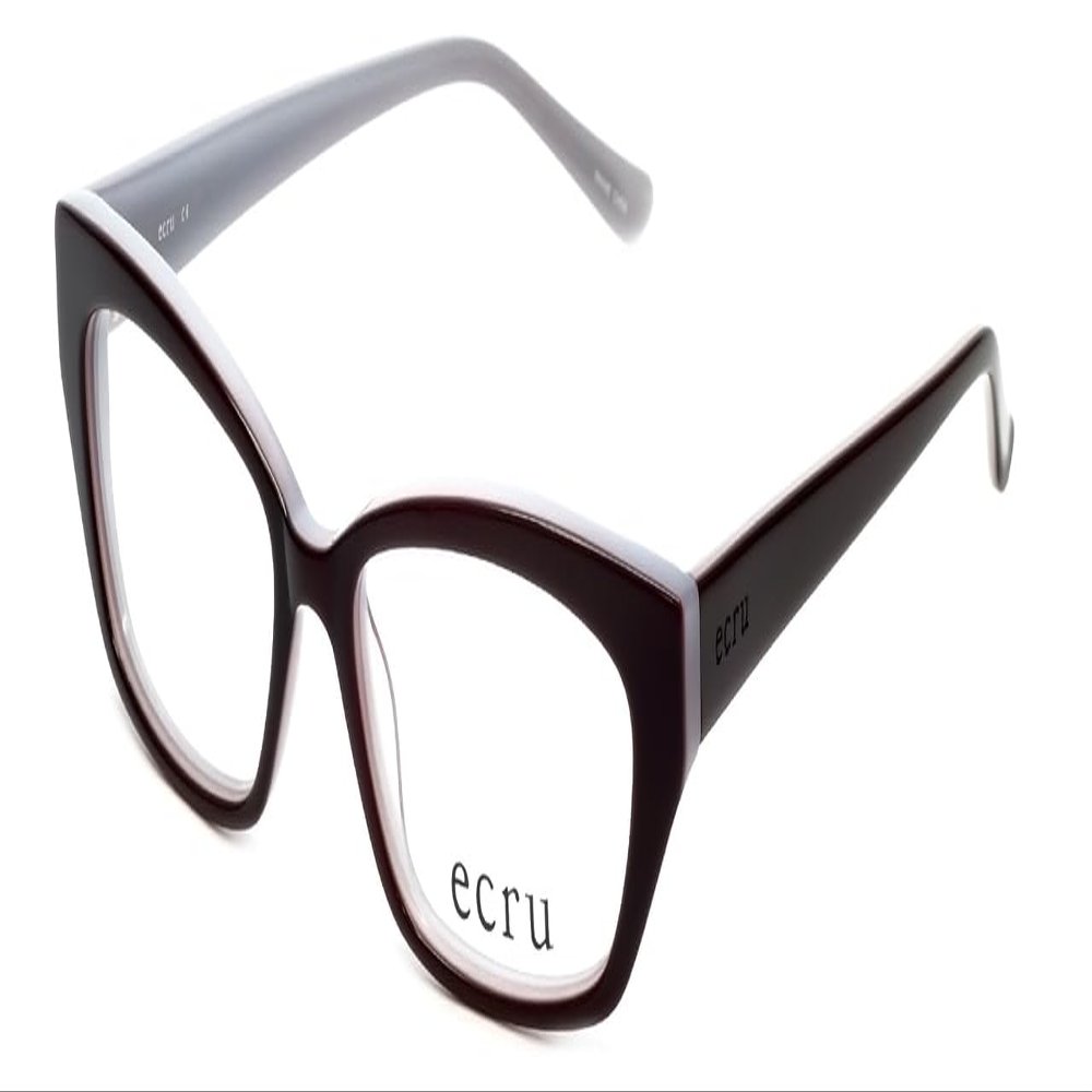Calabria Ecru Bowie Cat Eye Reading Glasses +0.50 Purple Men Women