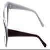 Calabria Ecru Bowie Cat Eye Reading Glasses +0.50 Purple Men Women view 3