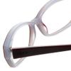 Calabria Ecru Bowie Cat Eye Reading Glasses +0.50 Purple Men Women view 4