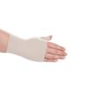 Juzo Soft Seamless Compression Gloves & Gauntlets, 20-30 mmHg, Gauntlet | Fingerless Gloves for Women & Men for Swelling and Moderate Edema & Lymphedema Management | White, Large, Right view 1