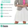 Juzo Soft Seamless Compression Gloves & Gauntlets, 20-30 mmHg, Gauntlet | Fingerless Gloves for Women & Men for Swelling and Moderate Edema & Lymphedema Management | White, Large, Right view 4