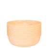 EcoQuality 16 oz Beige Plastic Round Bowls - Disposable Plastic Soup Bowls, Heavy Duty Plastic Salad Bowls, Dessert Bowl for Baby Showers, Weddings, Birthday Party (60) view 2