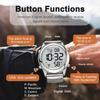Hearkent Atomic Digital Talking Watch for Elderly Receives US Signals Automatic Time and Date Correction Big Numbers Easy to See Loud and Clear Male English Speaking view 3