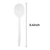 1000PCS Disposable Plastic Spoons Silverware Bulk Soup Spoon White Reusable Heavy Duty Disposable Cutlery Plastic Utensils Flatware for Home Restaurant Party Picnic Camping Travel (Soup Spoon-1000pcs) view 2