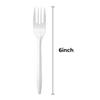 1000PCS Disposable Plastic Forks Silverware Set Bulk Fork White Reusable Heavy Duty Disposable Cutlery Plastic Utensils Flatware for Home Restaurant Party Picnic Camping Travel (Forks-1000pcs) view 2