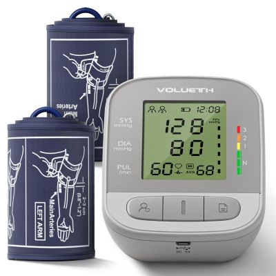 VOLUETH Upper Arm Blood Pressure Cuff, Blood Pressure Monitor for Kids & Adult, Small Cuff 7"-9"Medium/Large Cuff 9"-17"Perfect for Health Monitoring