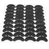 20Pack Replacement Black Rubber Sole Heel Savers Toe Plates Tap DIY Glue On Shoes Pad view 2